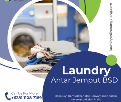 Antar jemput laundry BSD